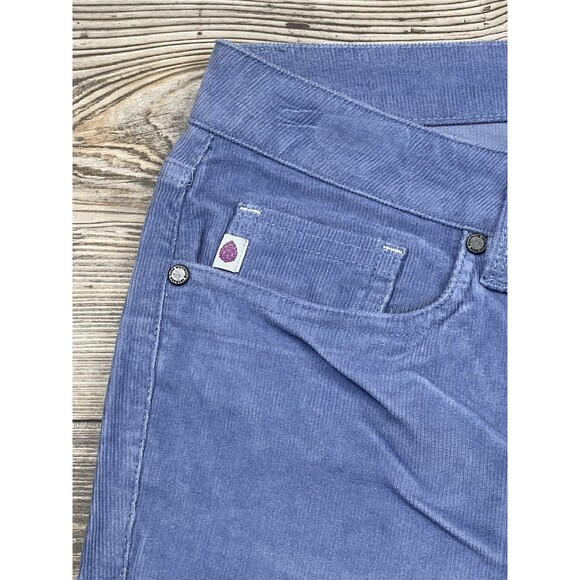 Stio Womens 8R Rivet Cord Pants Corduroy Skinny Blue Pockets Stretch 31x31 - Picture 3 of 15